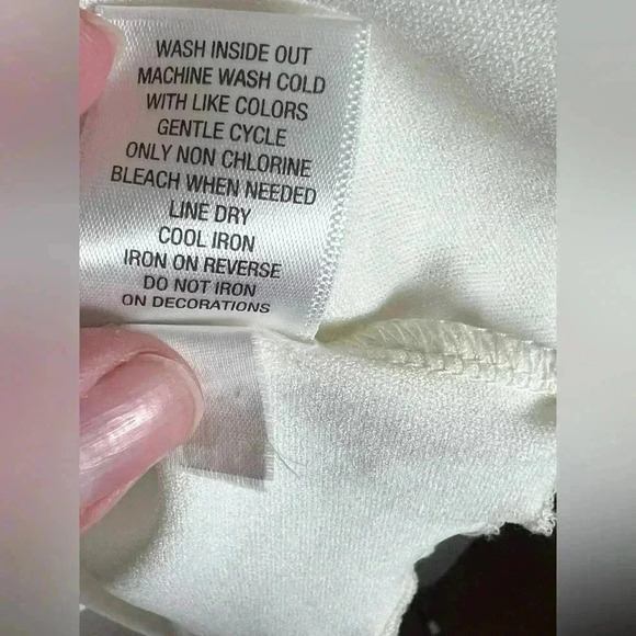 Vintage Disney ivory eyelet girls dress XS - Picture 10 of 11